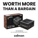 4 of 15: Zalman GigaMax GVII-A Desktop PC Power Supply, 80+ PLUS Bronze Gaming PC PSU