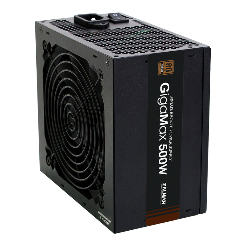Zalman GigaMax ZM500GVII-A Power Supply, 80+ PLUS Bronze, 500W