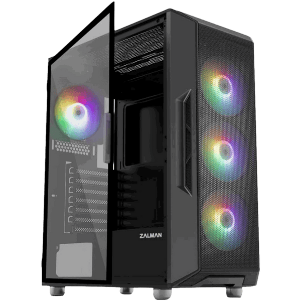 Zalman i3 Neo ATX Mid-Tower Gaming PC Case w/ Mesh Front & 4 x RGB Zalman i3 Neo ATX Mid-Tower Gaming PC Case w/ Mesh Front & 4 x RGB