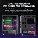 7 of 9: Zalman Zalman i3 Neo ATX Mid-Tower Gaming PC Case w/ Mesh Front & 4 x RGB Fans - Black