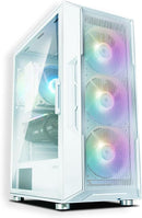 2 of 9: Zalman Zalman i3 Neo ATX Mid-Tower Gaming PC Case w/ Mesh Front & 4 x RGB Fans - White