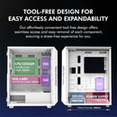 9 of 9: Zalman Zalman i3 Neo ATX Mid-Tower Gaming PC Case w/ Mesh Front & 4 x RGB Fans - White