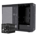 1 of 10: Zalman Zalman i4 Airflow ATX Mid-Tower All-Mesh PC Case w/ 6 x Fans Pre-installed - Black