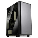 1 of 16: Zalman S4 ATX Mid-Tower PC Case 2 x Fans w/ Tempered Glass Side Panel