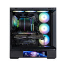 2 of 9: Zalman P40 DS ATX Mid-Tower PC Case - 9.1 in LCD Screen, 4 x ARGB Fans Preinstalled, Black