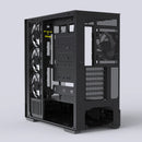 8 of 9: Zalman P40 DS ATX Mid-Tower PC Case - 9.1 in LCD Screen, 4 x ARGB Fans Preinstalled, Black