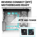 4 of 8: [Pickup Only] Zalman P50 ATX Mid-Tower Premium PC Case, White (Fans Not Included)