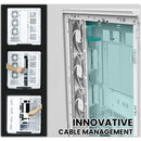 6 of 8: [Pickup Only] Zalman P50 ATX Mid-Tower Premium PC Case, White (Fans Not Included)