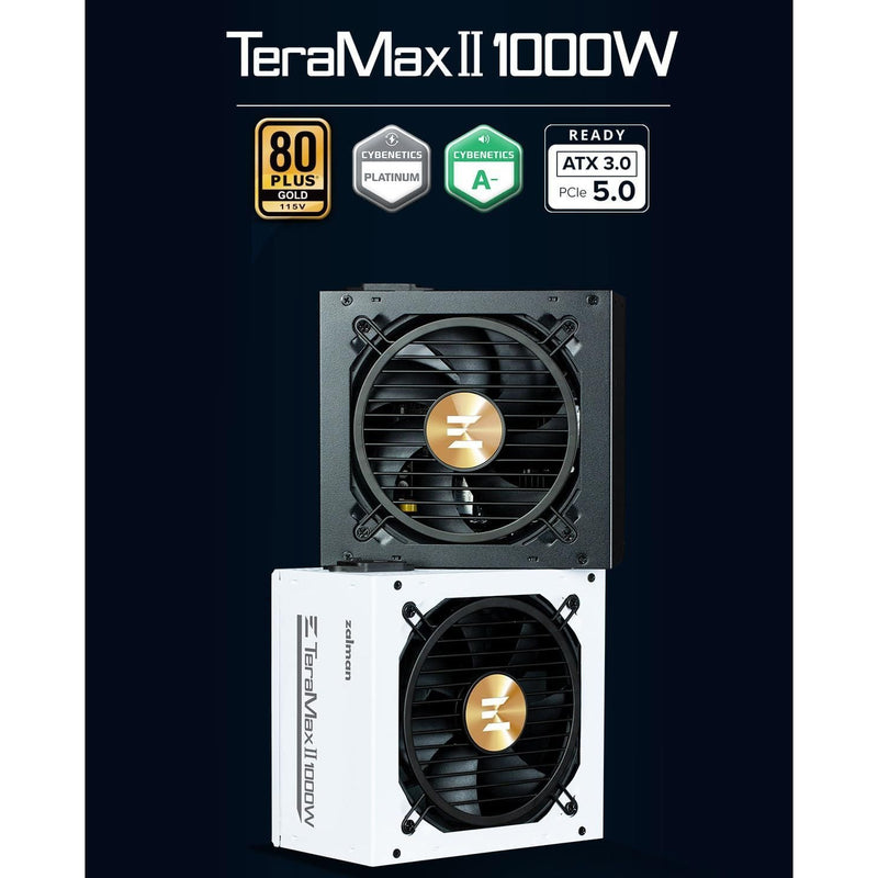 Zalman TeraMax II 1000W 80+ Gold Certified Power Supply ATX 3.0 / PCI-E 5.0 Modular PSU