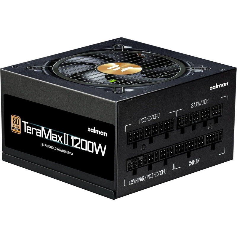 Zalman TeraMax II 1200W 80+ Gold Certified Power Supply ATX 3.0 / PCI-E 5.0 Modular PSU Black