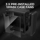 4 of 15: Zalman Zalman S2 TG ATX Mid-Tower PC Case 3 x Fans w/ Tempered Glass Side Panel
