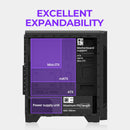 6 of 14: Zalman Zalman S3 TG ATX Mid-Tower PC Case 3 x Fans w/ Tempered Glass Side Panel