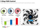 6 of 11: Zalman ZM-DF14 140mm Double Bladed LED Case Fan