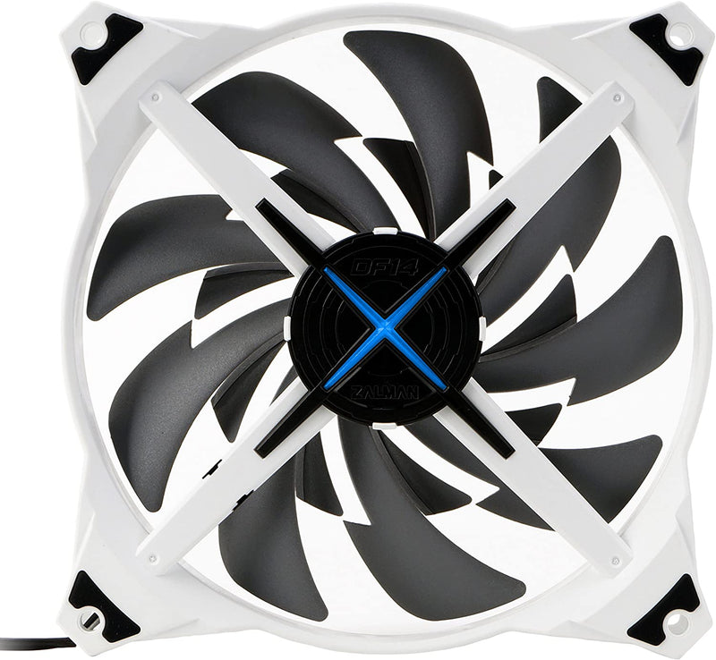 Zalman ZM-DF14 140mm Double Bladed LED Case Fan Blue