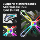 6 of 11: Zalman ZM-SF120 Addressable RGB 120mm Case Fan