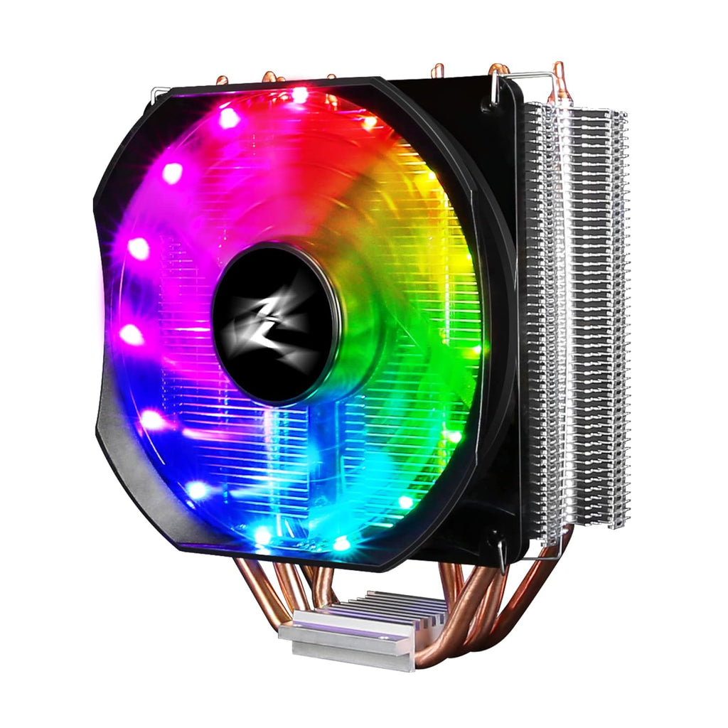 Zalman 9X Optima RGB CPU Air Cooler Fan Ultra Quiet Vivid RGB 120mm ...