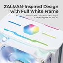 4 of 16: Zalman Zalman CNPS10X Optima II CPU Air Cooler Fan - White