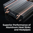 5 of 12: Zalman Zalman CNPS10X Optima II RGB CPU Air Cooler Fan - Black