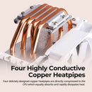 4 of 12: Zalman Zalman CNPS10X Optima II RGB CPU Air Cooler Fan - White