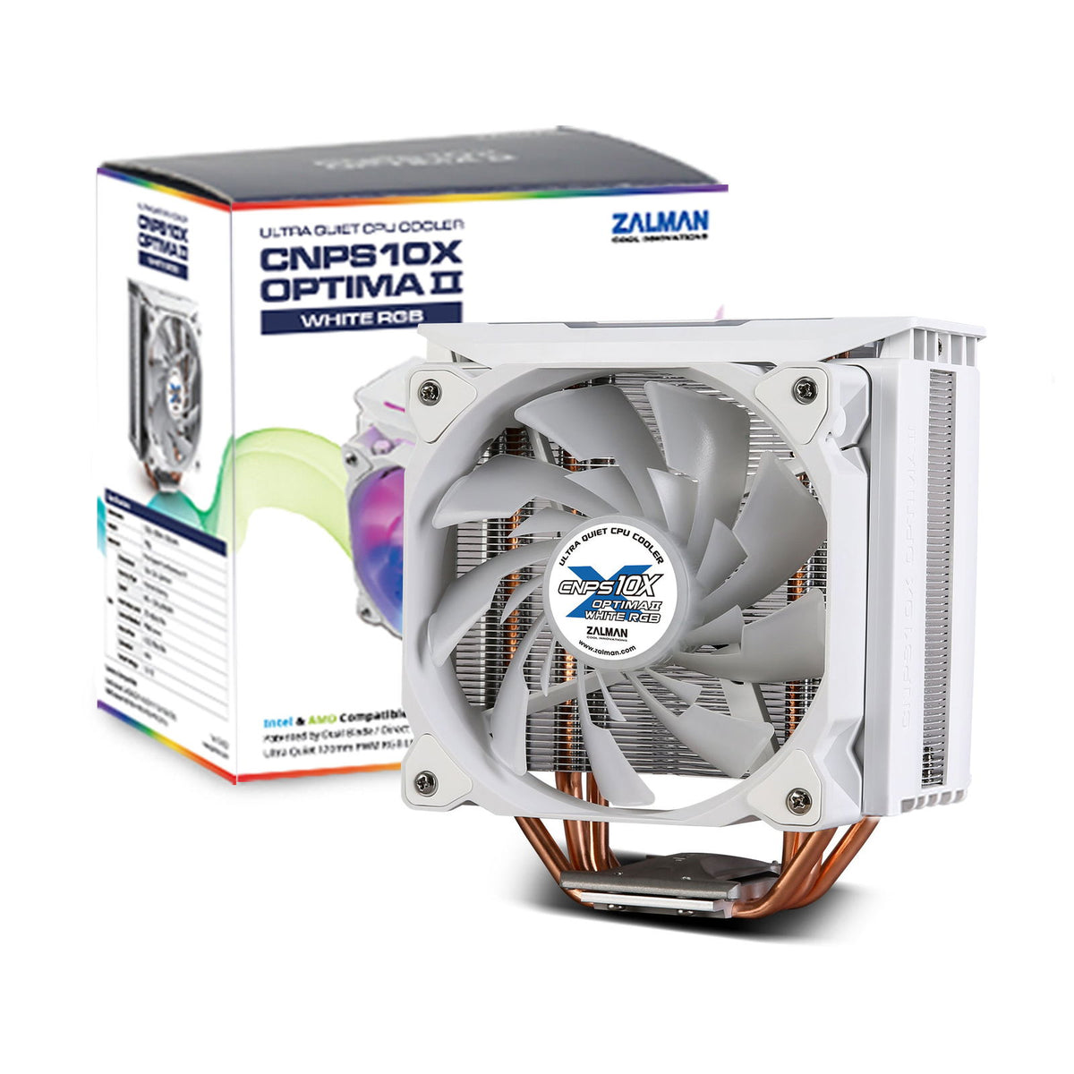 Zalman CNPS10X Optima II RGB CPU Air Cooler Fan - White – Zalman