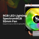 8 of 10: Zalman Zalman CNPS4X RGB LED CPU Air Cooler Fan