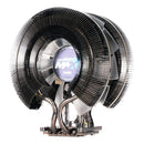 2 of 4: Zalman Zalman CNPS9900 MAX Blue Fin 135mm LED CPU Air Cooler Fan