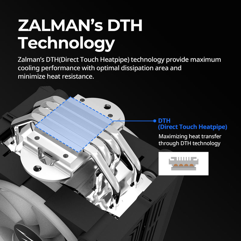 Zalman Zalman CNPS 16X ARGB CPU Air Cooler Fan - Black