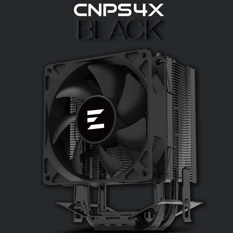 Zalman Zalman CNPS 4X Black Edition CPU Air Cooler, LGA1700 & AM5, 92mm Fan, 150W TDP