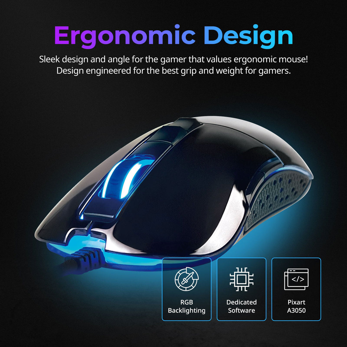Zalman GM5 Optimal Gaming Mouse 4000 DPI – Zalman | Ultimate PC