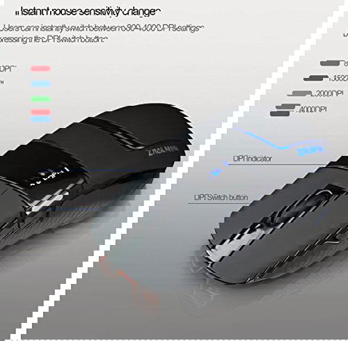 Zalman Zalman M501R Optical Gaming Wireless Mouse