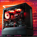 4 of 14: Zalman Zalman P10 mATX Gaming PC Case, Panoramic Glass, 1 x PWM ARGB Fan - Black