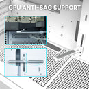 7 of 12: Zalman Zalman P10 mATX Gaming PC Case, Panoramic Glass, 1 x PWM ARGB Fan - White