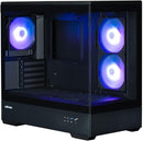 4 of 9: Zalman Zalman P30 mATX Mini-Tower PC Case Panoramic Glass 3 x ARGB Fans - Black