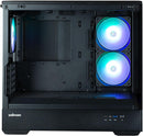 5 of 9: Zalman Zalman P30 mATX Mini-Tower PC Case Panoramic Glass 3 x ARGB Fans - Black