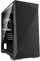 1 of 9: Zalman Zalman Z1 Iceberg mATX Mini-Tower PC Case 3 x Fans Pre-installed - Black