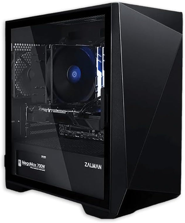 Zalman Z1 Iceberg mATX Mini-Tower PC Case 3 x Fans Pre-installed