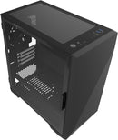 4 of 9: Zalman Zalman Z1 Iceberg mATX Mini-Tower PC Case 3 x Fans Pre-installed - Black