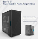 5 of 9: Zalman Zalman Z1 Iceberg mATX Mini-Tower PC Case 3 x Fans Pre-installed - Black