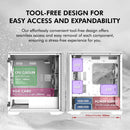 5 of 9: Zalman Zalman Z1 Iceberg mATX Mini-Tower PC Case 3 x Fans Pre-installed - White