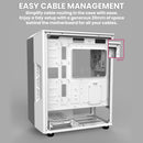 6 of 9: Zalman Zalman i3 ARGB Airflow ATX Mid-Tower Gaming PC Case - White