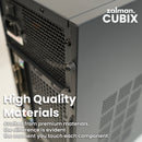 6 of 8: Zalman CUBIX Compact Mini Tower mATX PC Case, Micro-ATX DTX ITX SFF SFX HTPC Small Form Factor, Black