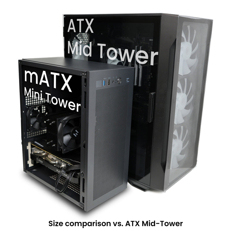 Zalman CUBIX Compact Mini Tower mATX PC Case, Micro-ATX DTX ITX SFF SF ...