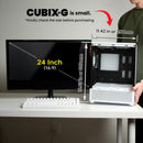 4 of 10: Zalman CUBIX-G Micro-ATX PC Case, MATX Case with 3 X 120mm FRGB Fans Pre-Installed, USB Type-C Port, Panda Edition