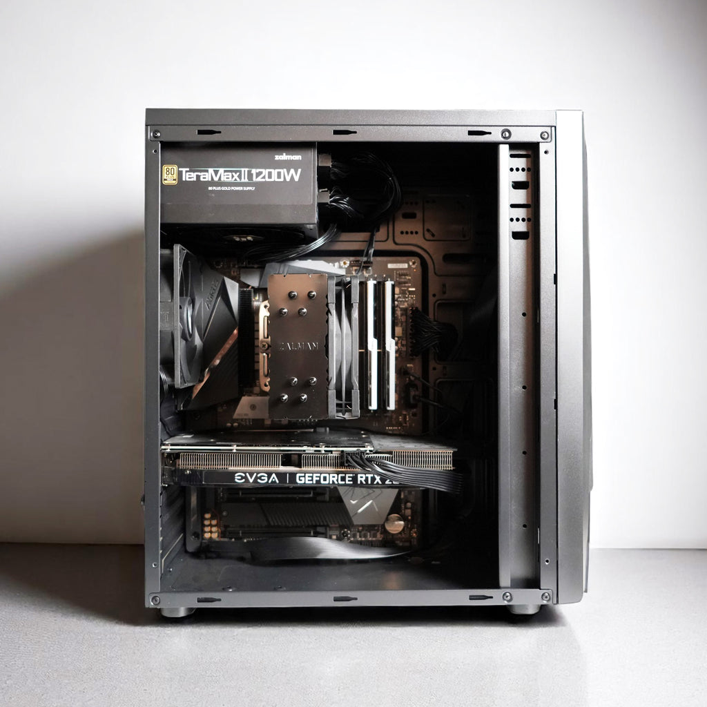 Raven Computer Case Zalman Raven ATX Mid-Tower Gaming PC Case - RGB Lighting Strip with Co ...