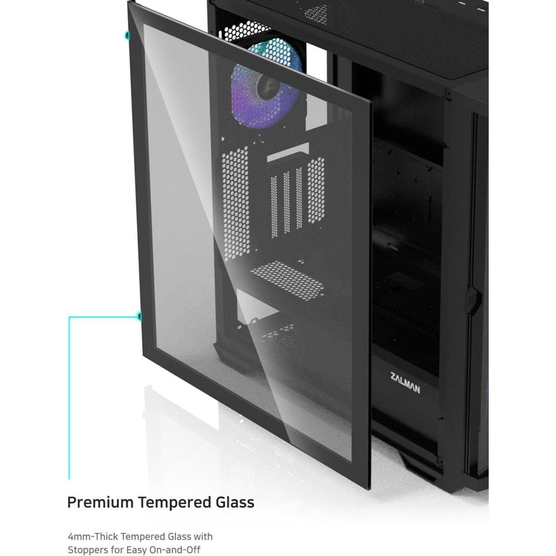 [Certified Refurbished] Zalman Z10 Plus ATX Mid-Tower Premium Gaming PC Case