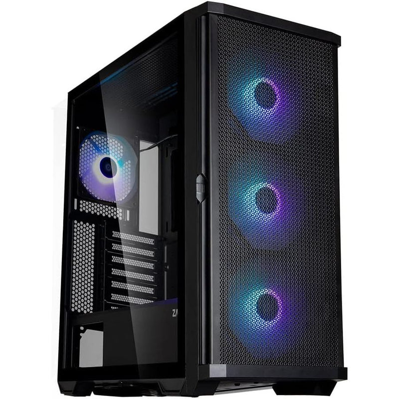 Zalman Z10 Plus ATX Mid-Tower Premium Gaming PC Case w/ 4 x Infinity Mirror AGRB Fans