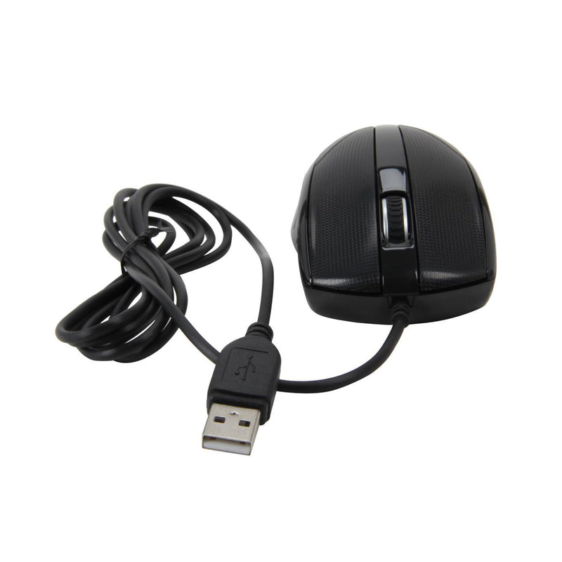 ZM-M100 Black Wired Optical Mouse