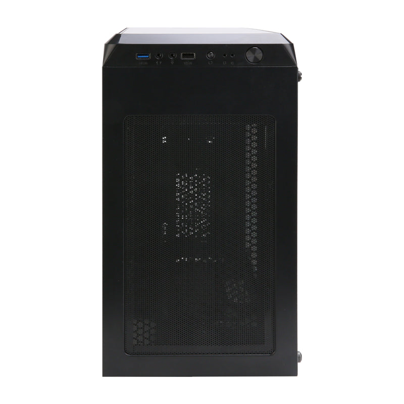 Zalman S4 ATX Mid-Tower PC Case 2 x Fans w/ Tempered Glass Side Panel