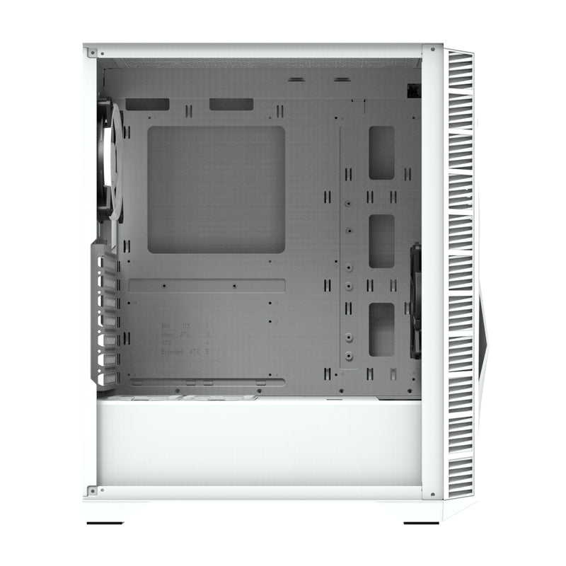 Zalman Z3 Iceberg ATX Mid-Tower Gaming PC Case w/ 2 x ARGB Fans - White